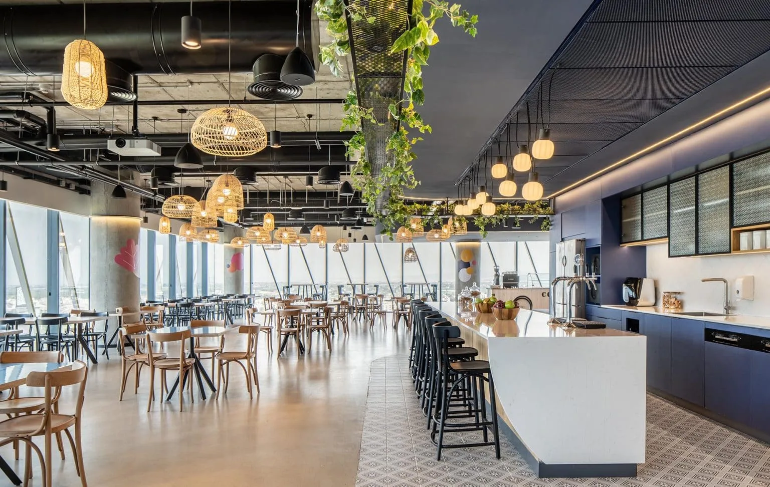 Shared space at Abra offices