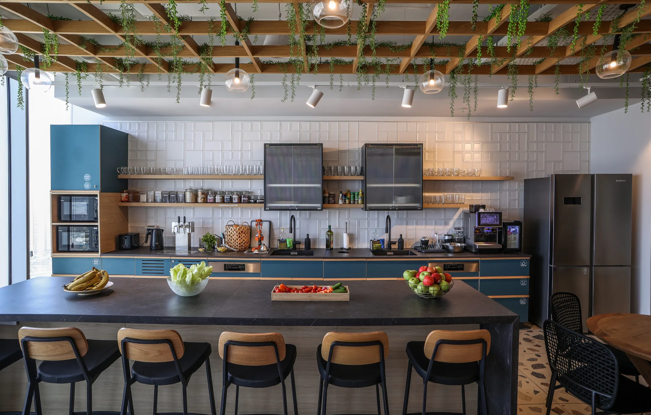 Kitchen and shared area at Align Technology offices