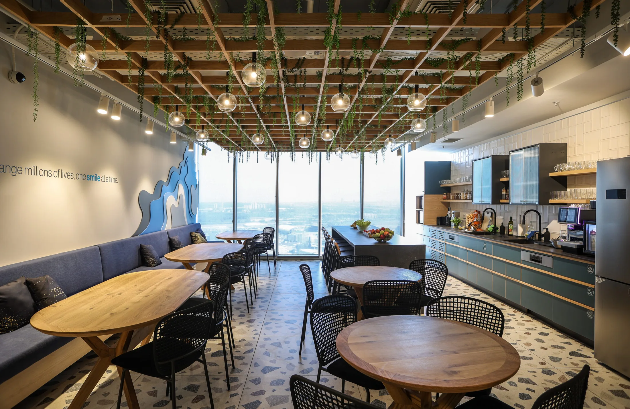 Lounge area at Align Technology offices