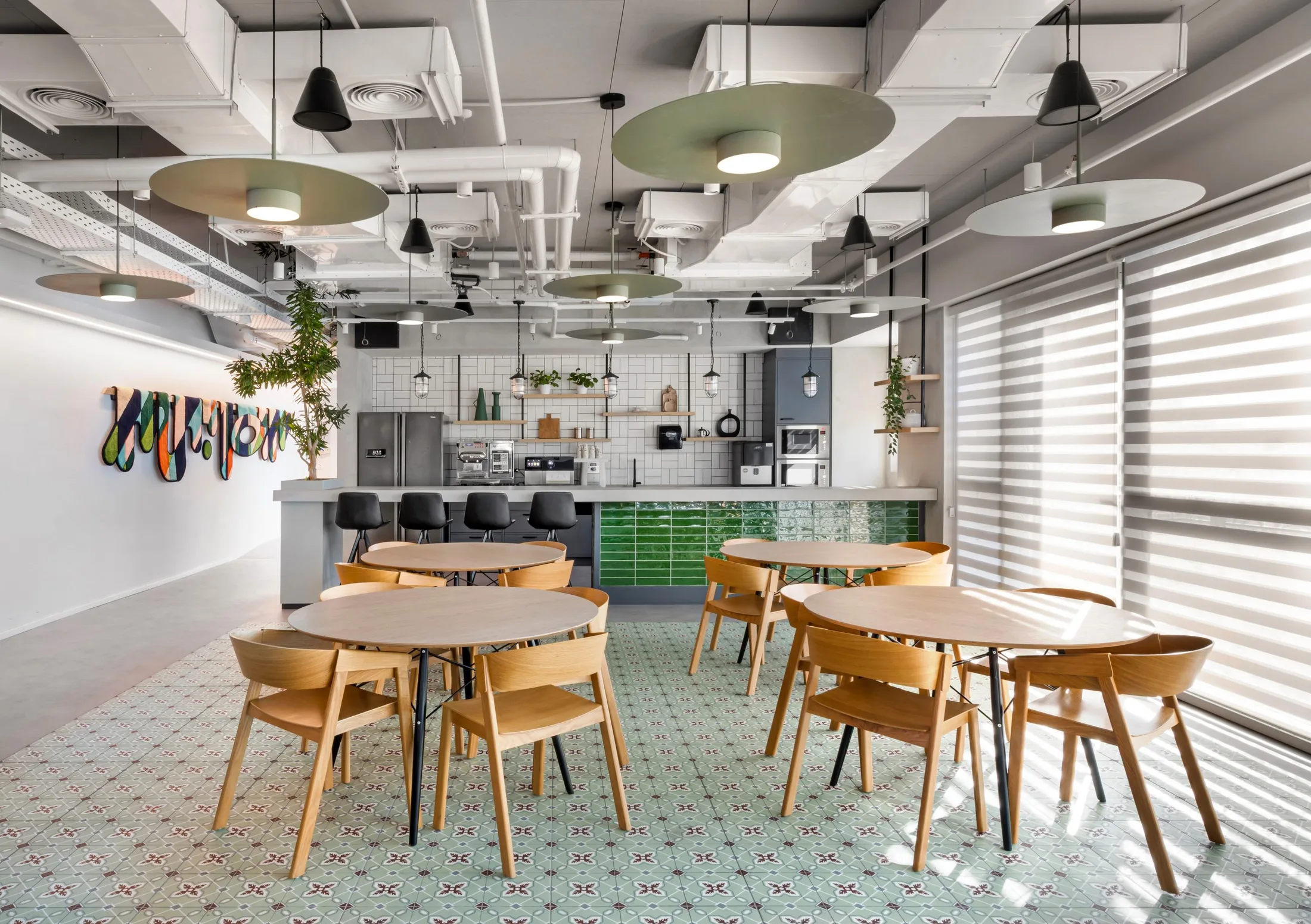 Kitchen and dining area at Assuta offices