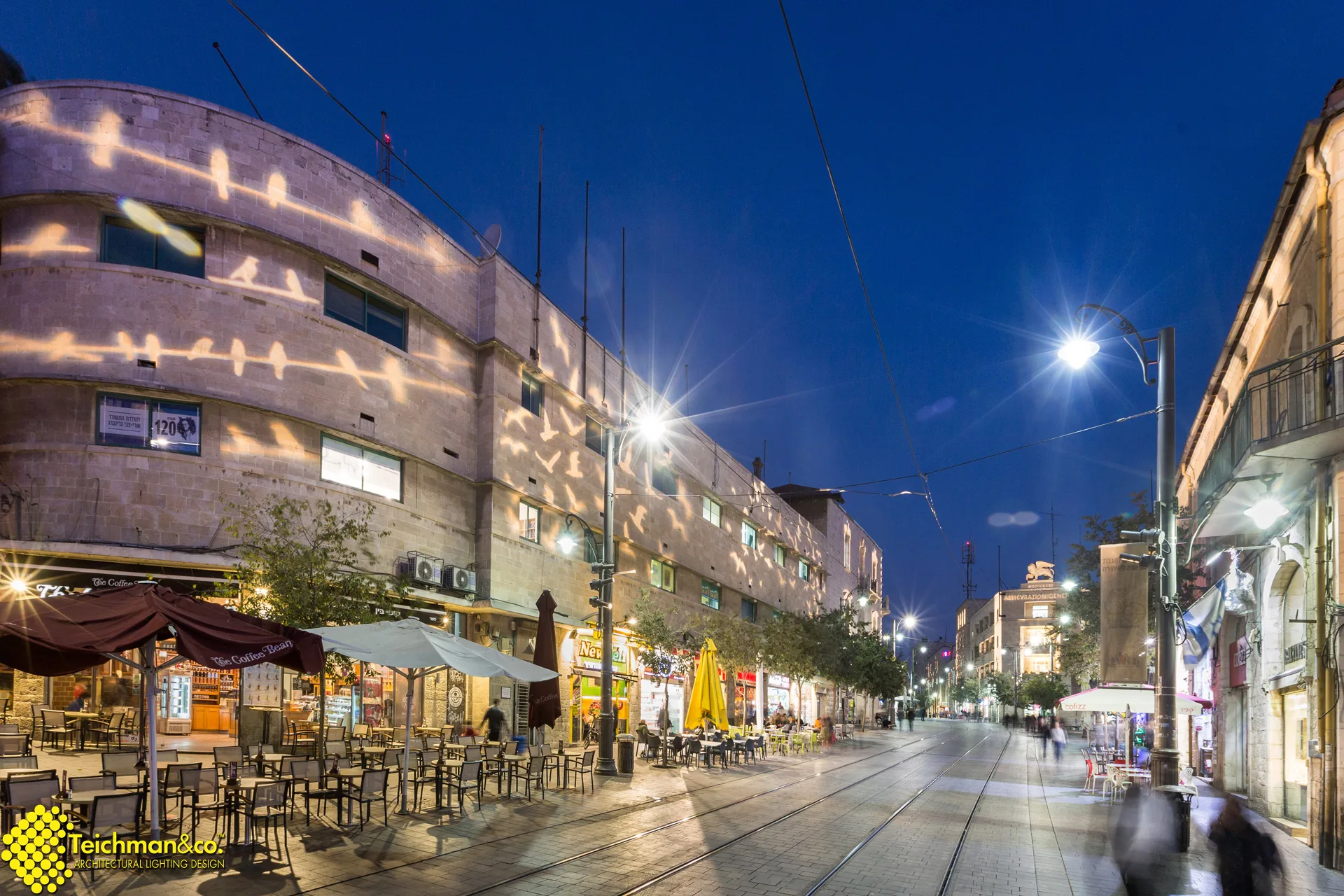 Historic Buildings Lighting — Jaffa Street Jerusalem