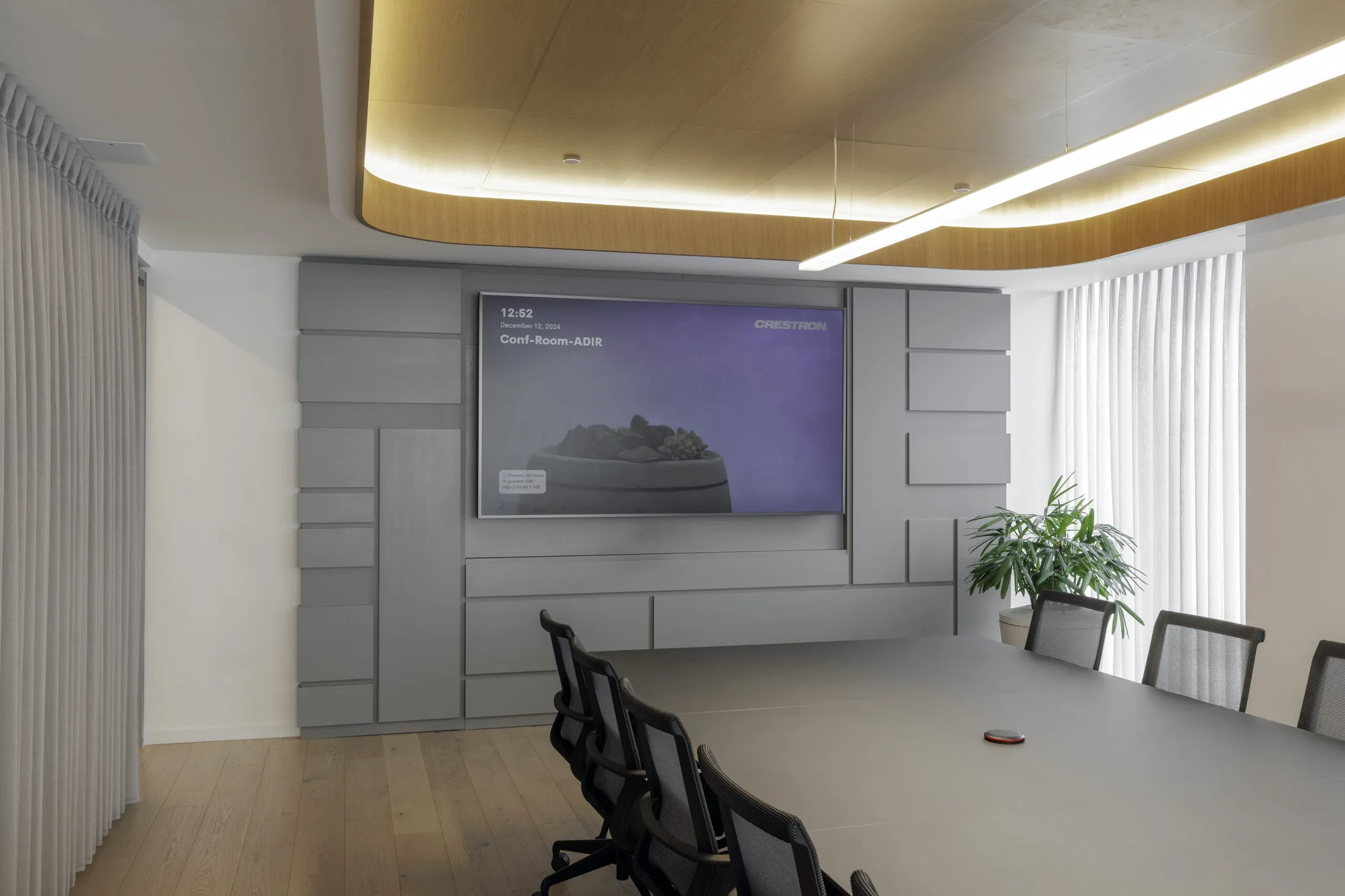 Meeting room at IT company offices