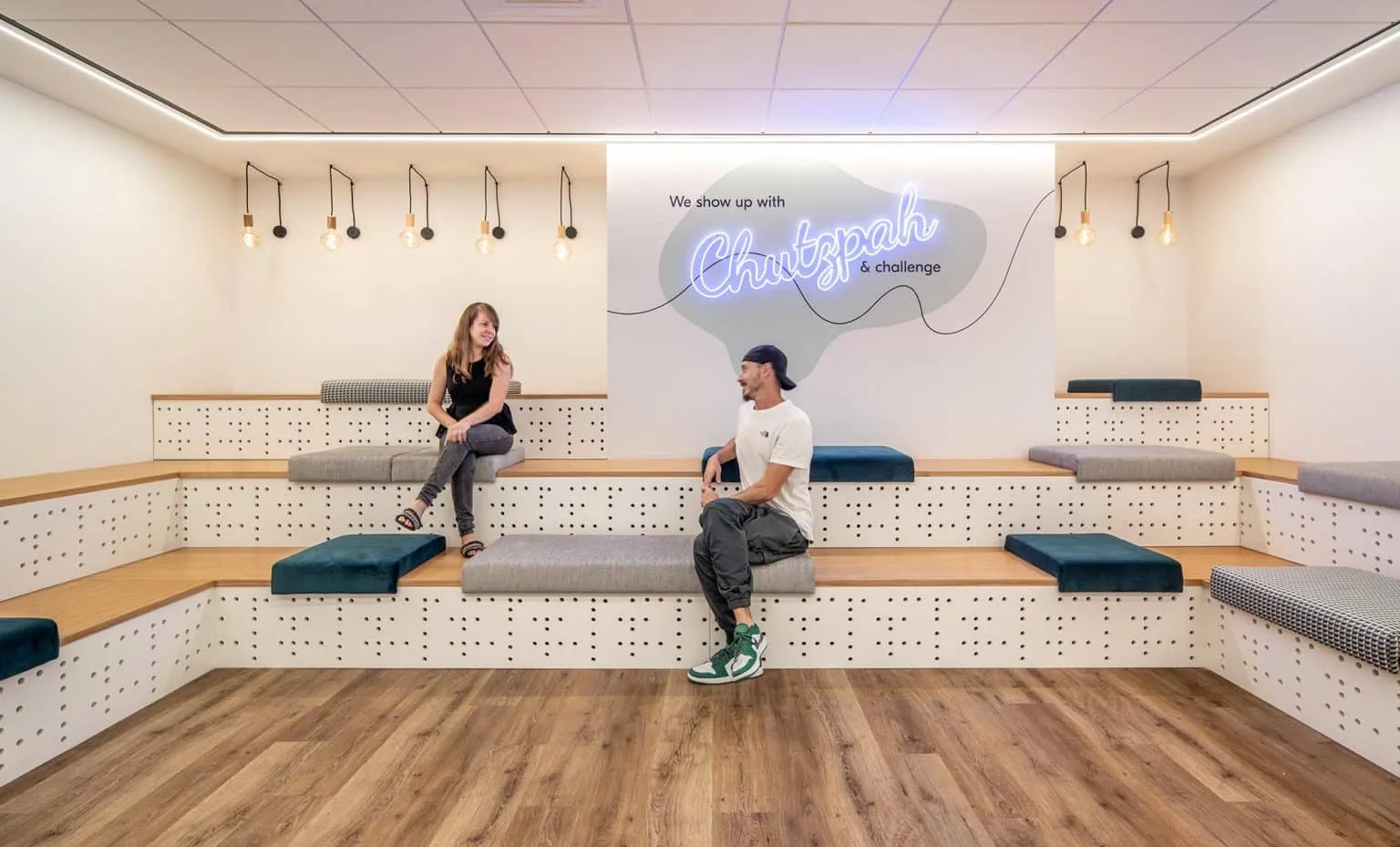 Gathering area at Kramer offices