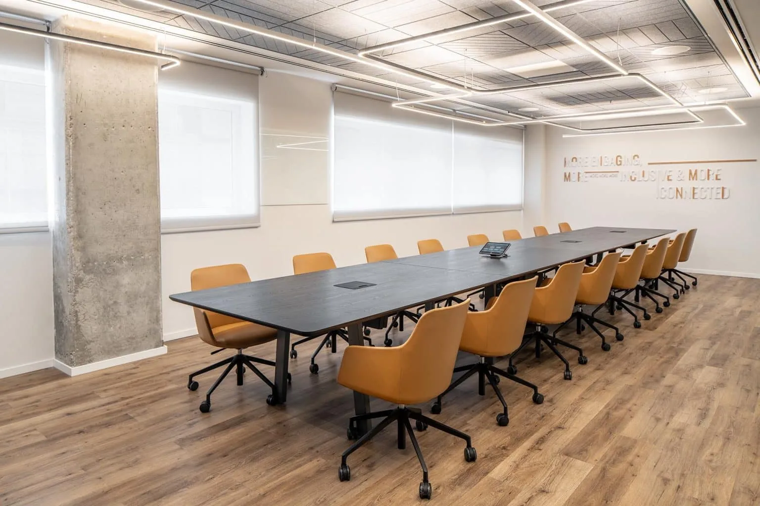 Long meeting room at Kramer offices