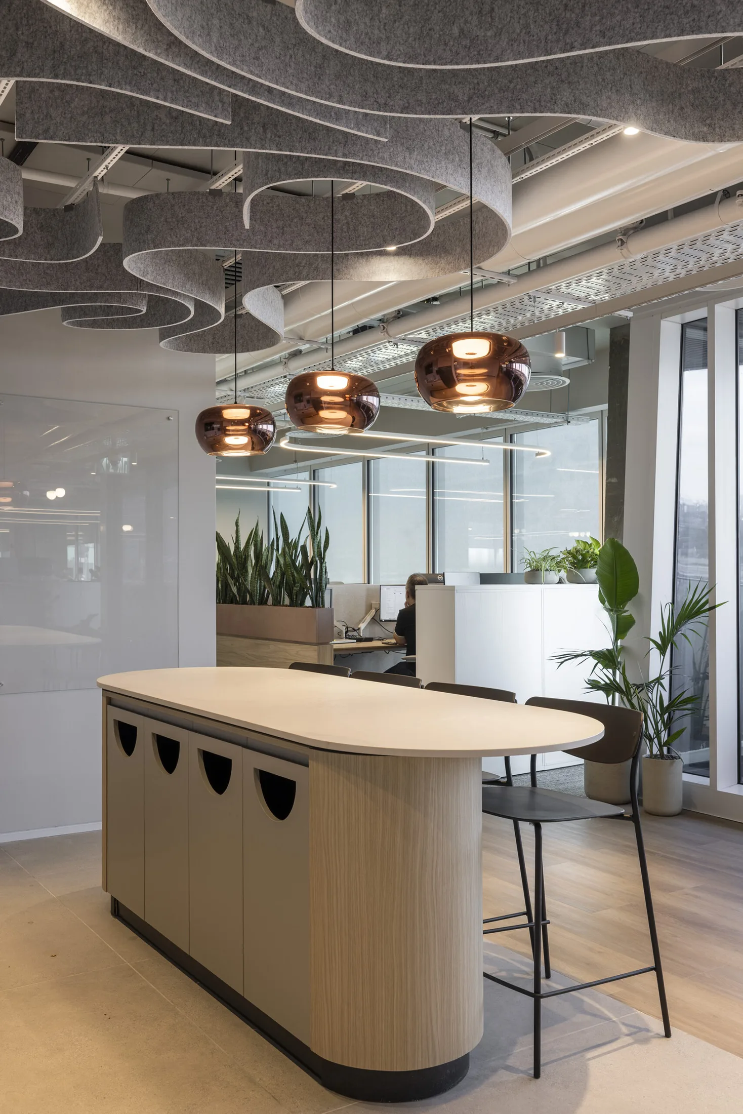 Shared area at Medtronic offices
