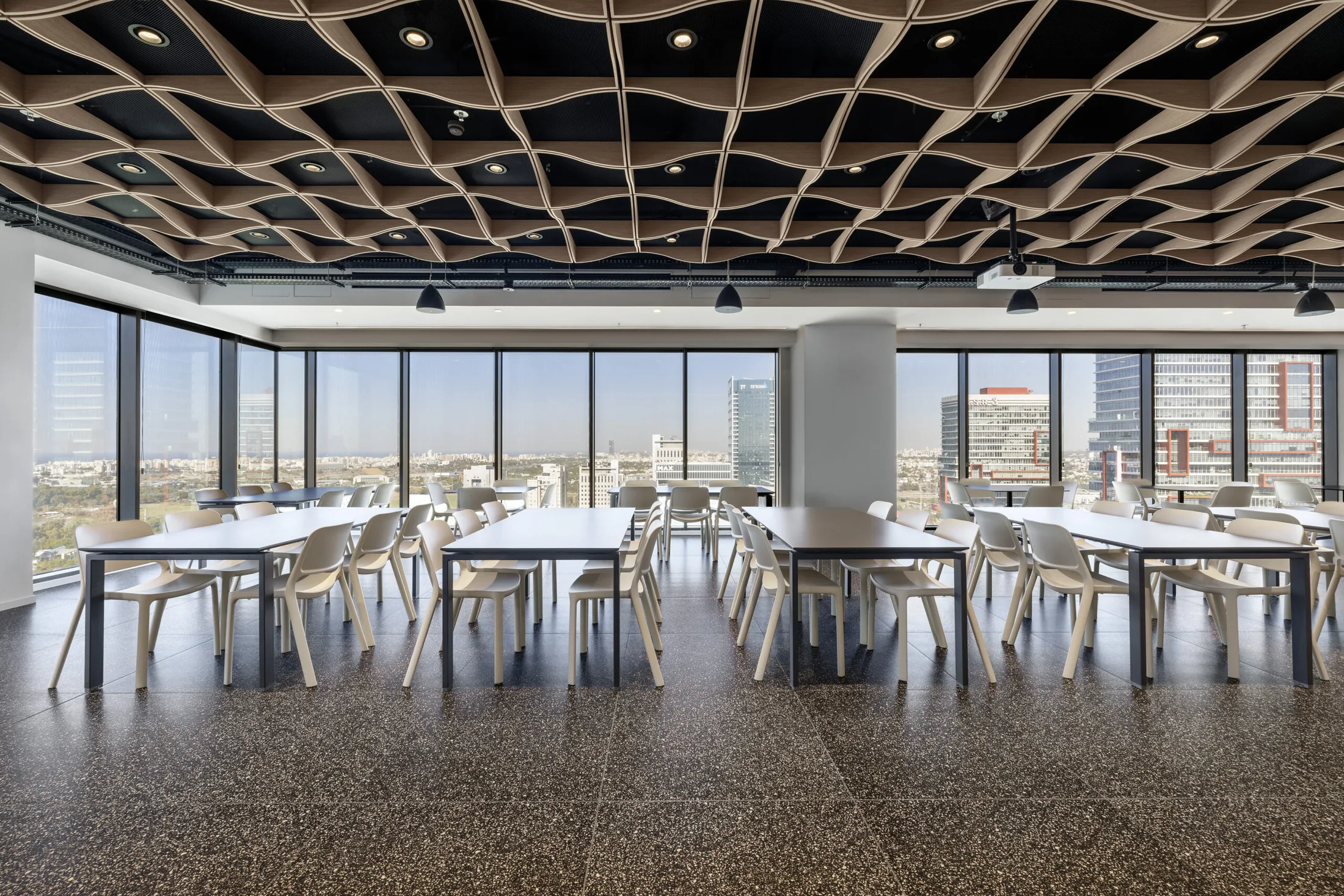 Large meeting room at Meitav offices
