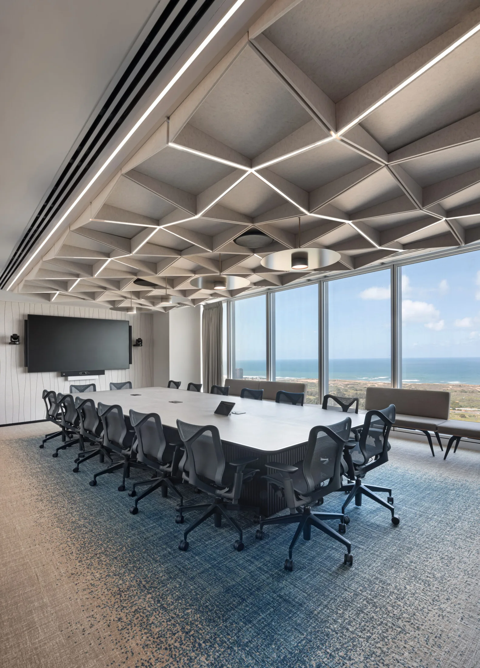 Meeting room at Payoneer offices