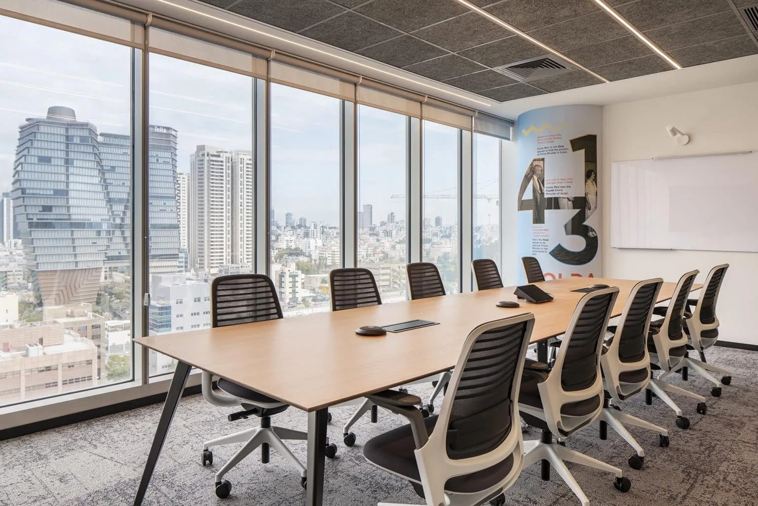 Meeting room with view at PayPal offices