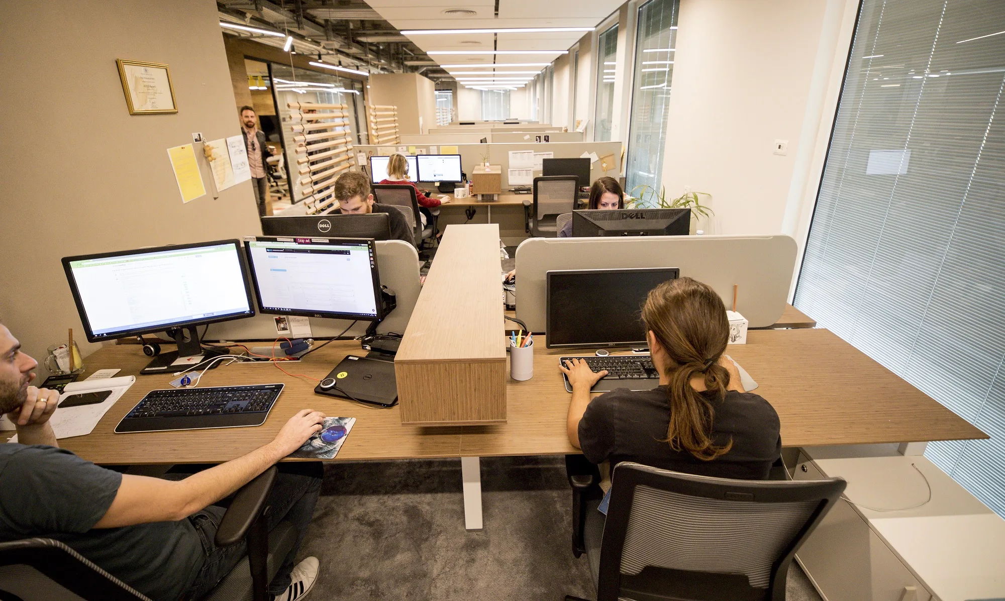 Open office area