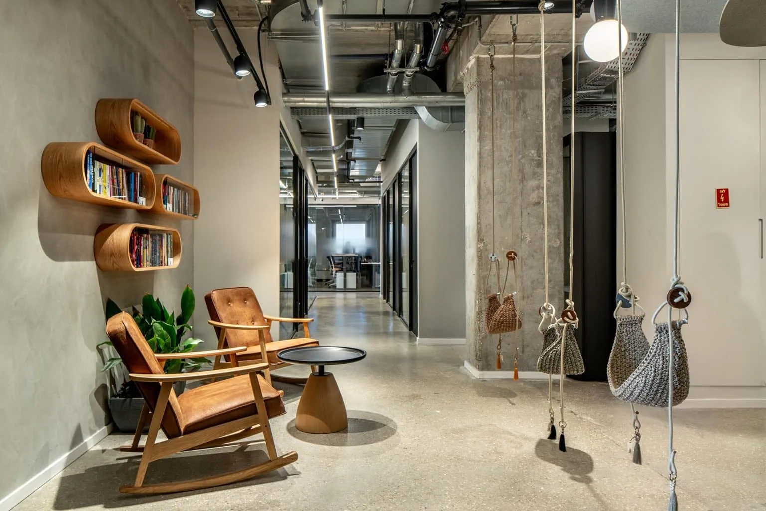 Waiting area at StarkWare offices