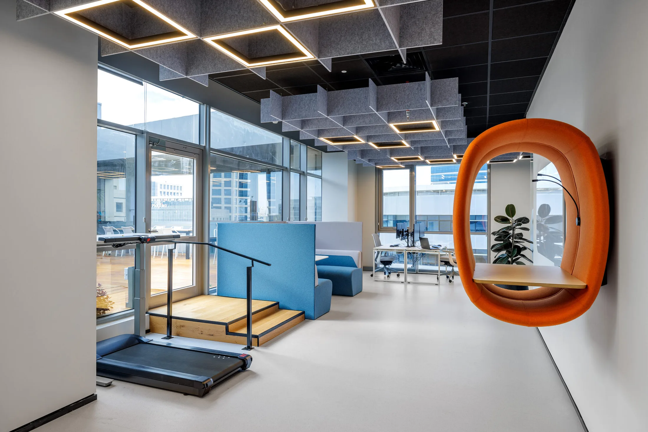 Seating area at Verint offices