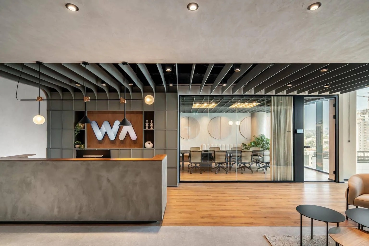 Reception area at We Ankor offices