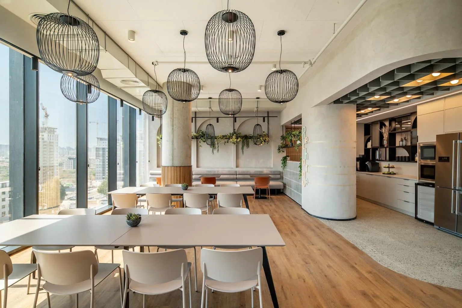 Dining and gathering area at We Ankor offices