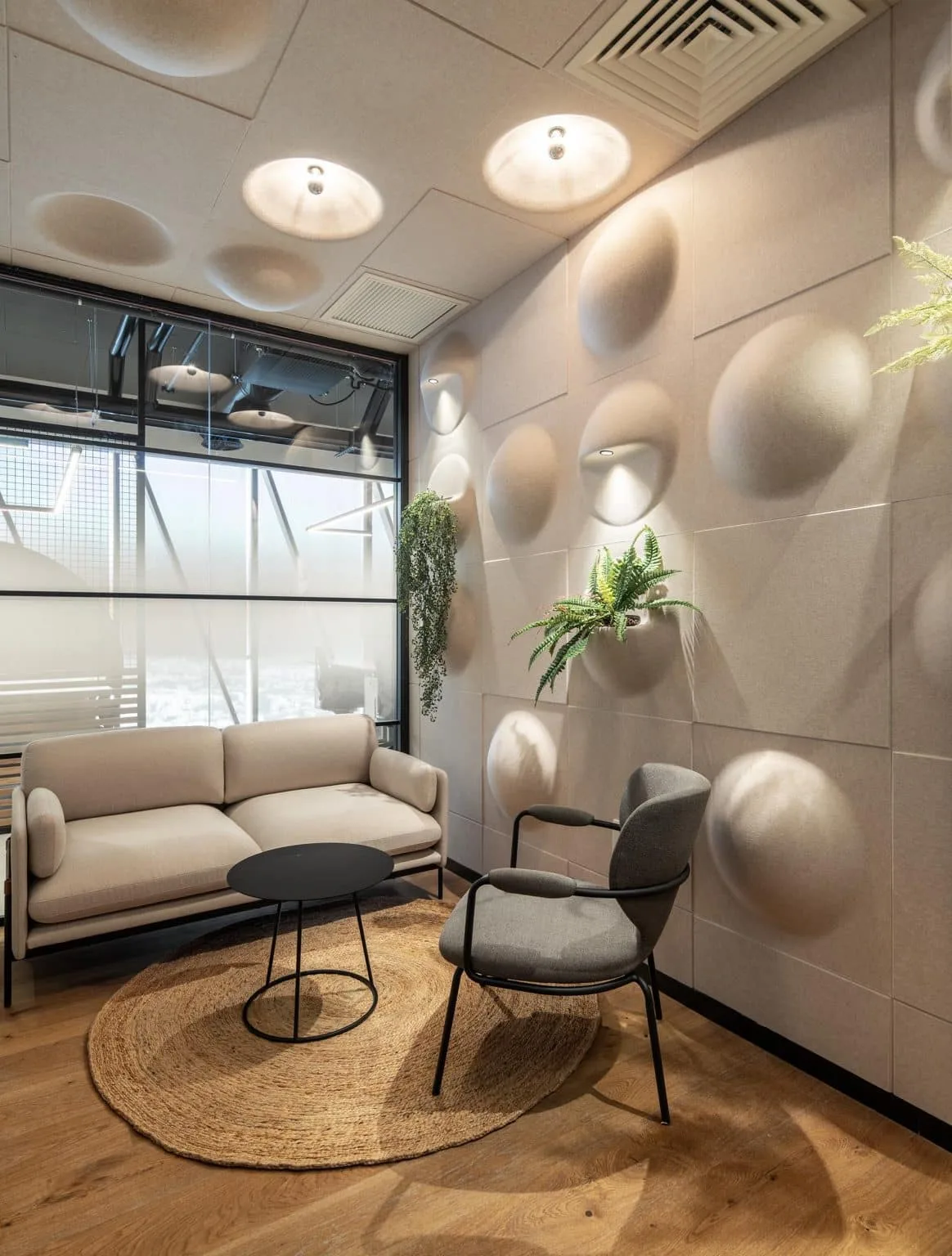 Seating area at ZoomInfo offices